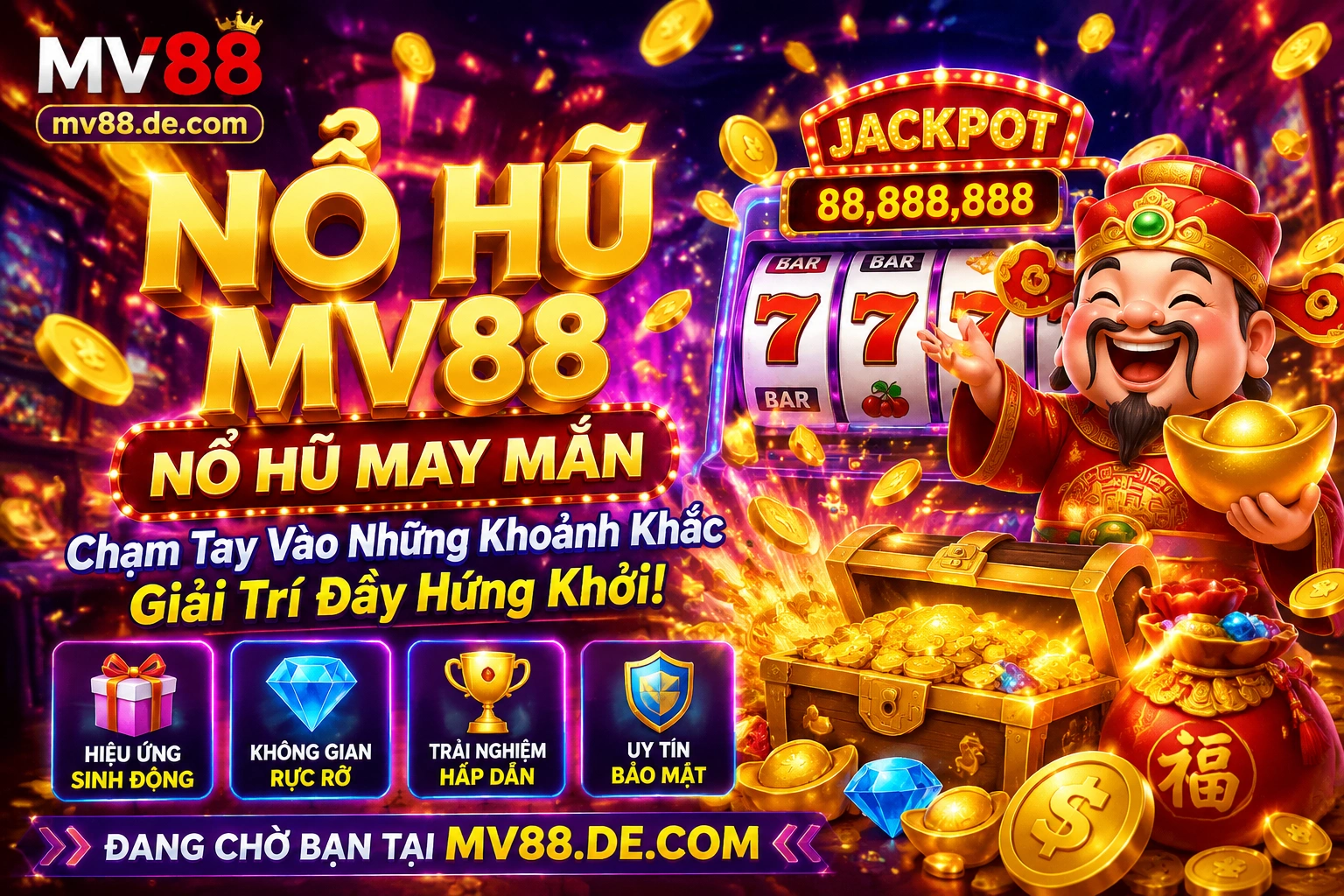 MV88 khu game và giao diện chọn danh mục