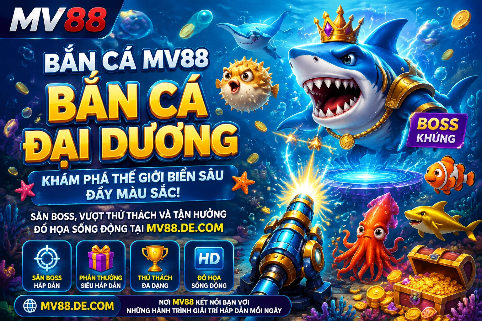 MV88 khối ưu đãi và banner khuyến mãi