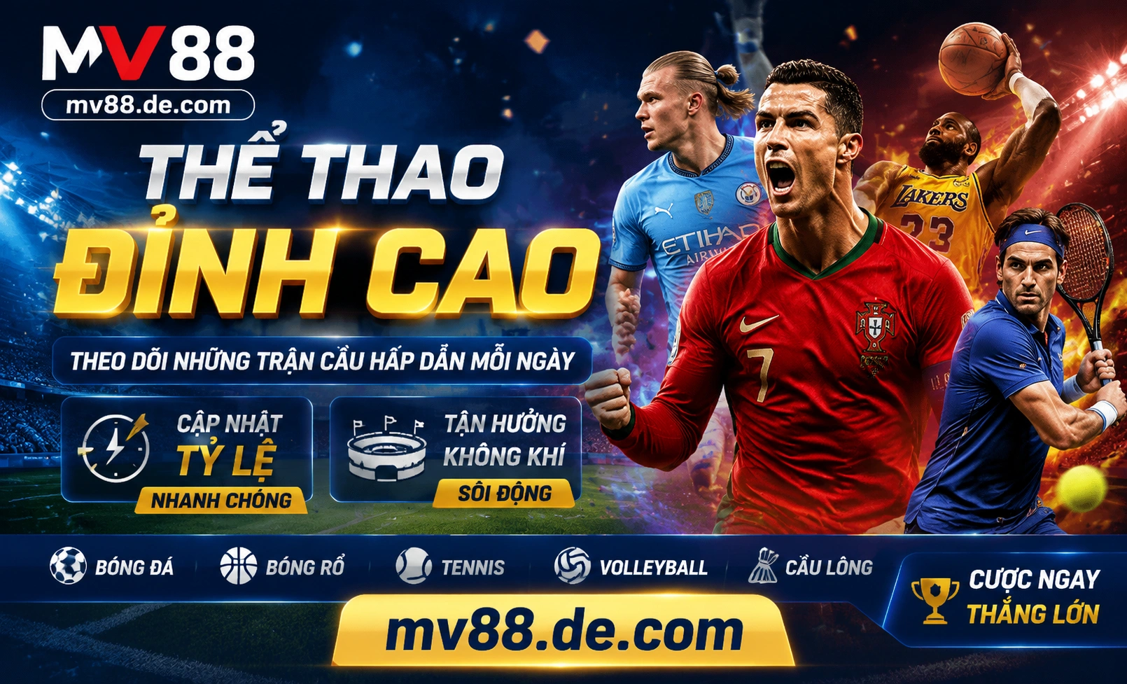 MV88 giao diện thể thao MV88 giao diện thể thao