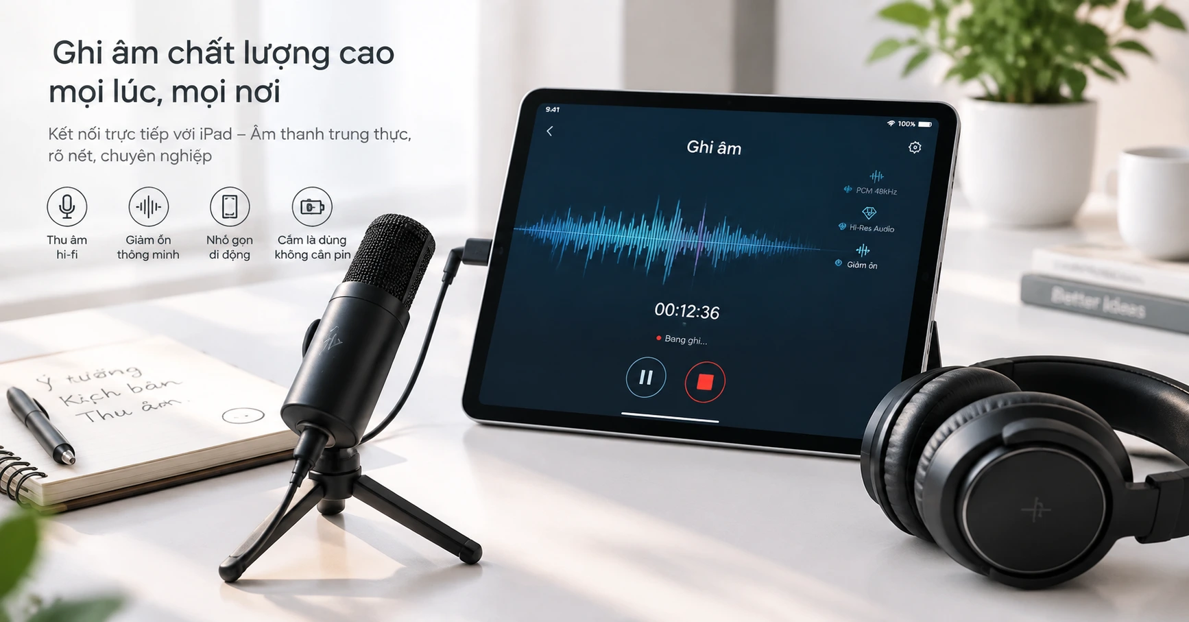 Micro Shure MV88: Giải pháp ghi âm chất lượng cao cho thiết bị di động - image 2